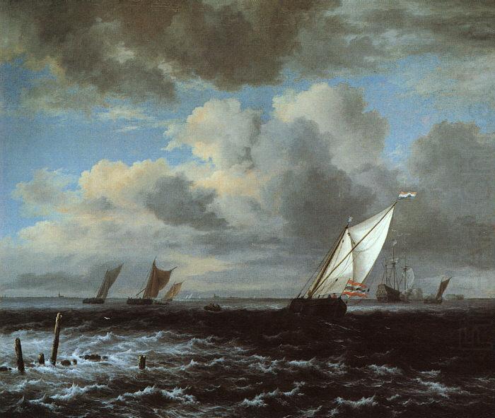 Jacob van Ruisdael Rough Sea china oil painting image